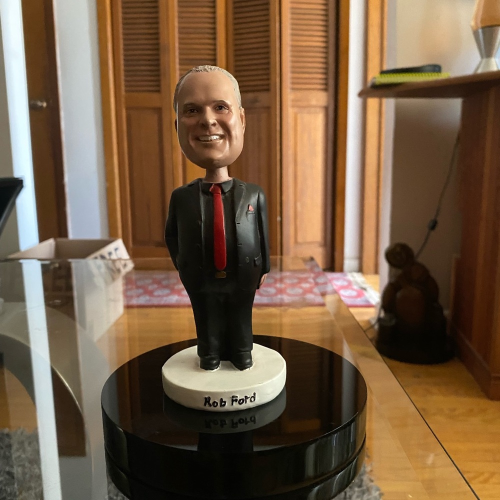 Rob Ford Bobblehead Figure - Black Suit